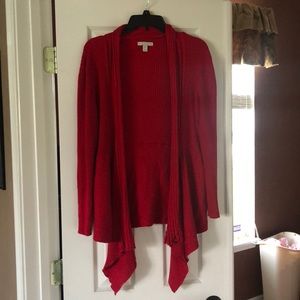 Dana Buchman Sweaters - Red Cardigan Dana Buchman Sweaters - Red Cardigan